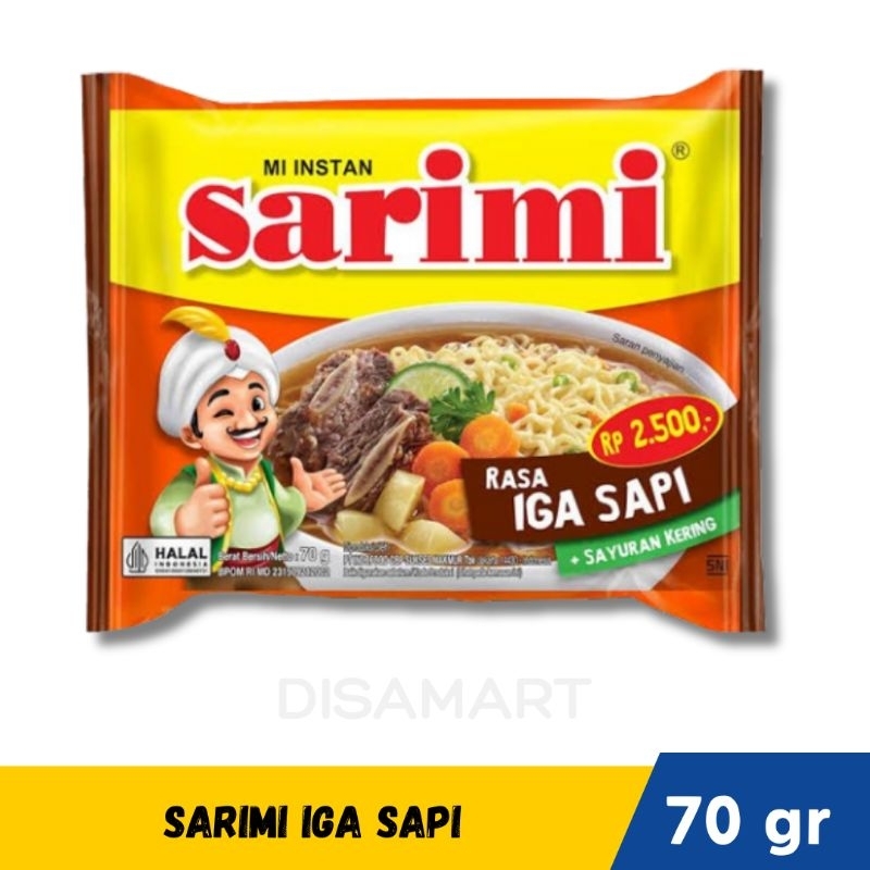 

Sarimi Rasa Iga Sapi 70 gr Terbaru Murah Eceran