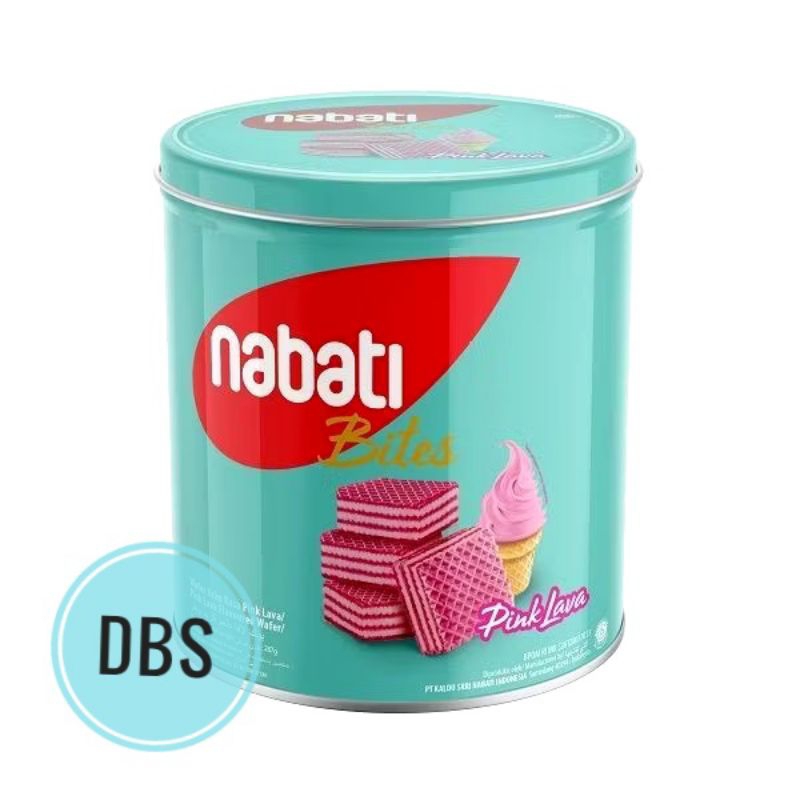 

NABATI PINK LAVA Kaleng 320g Biskuit Lebaran