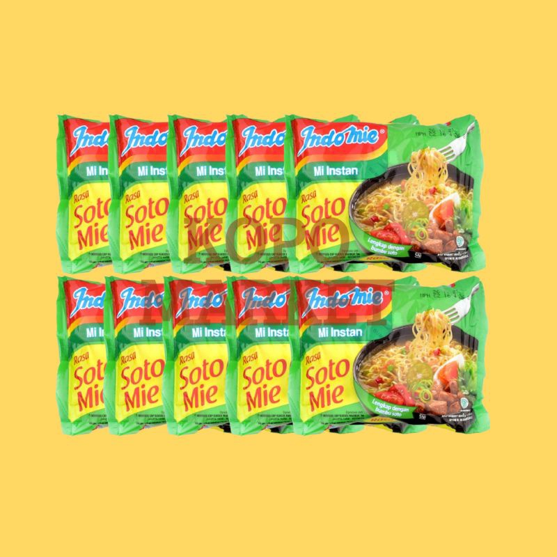 

Indomie kuah soto 10pcs/Indomie soto/mie kuah soto