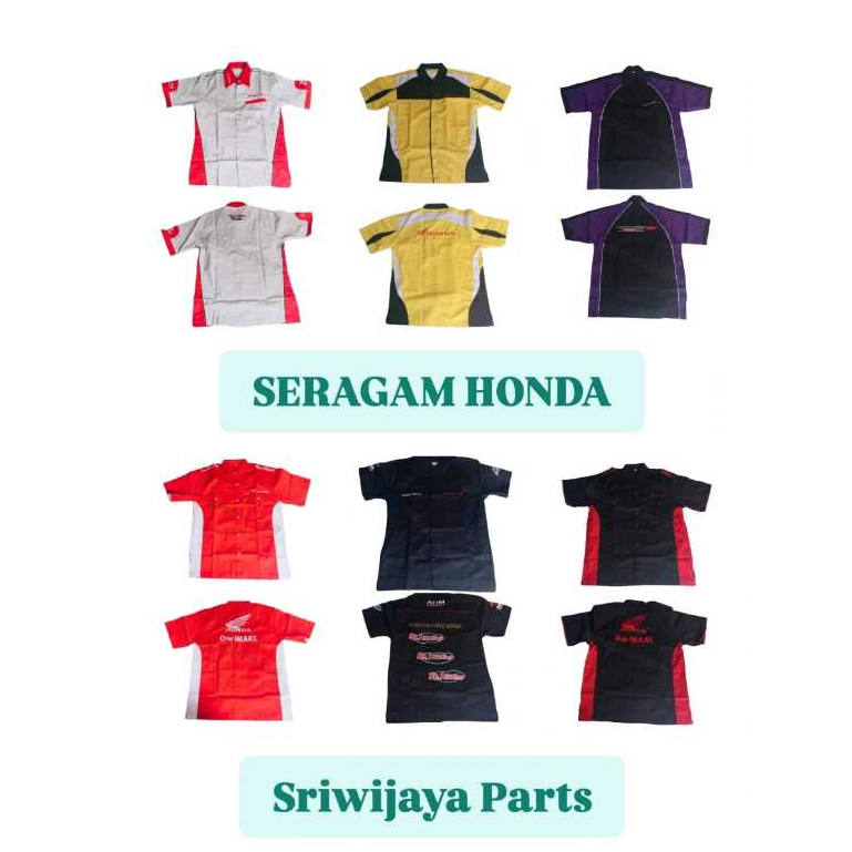 Baju Seragam Honda | Kemeja Otomotif