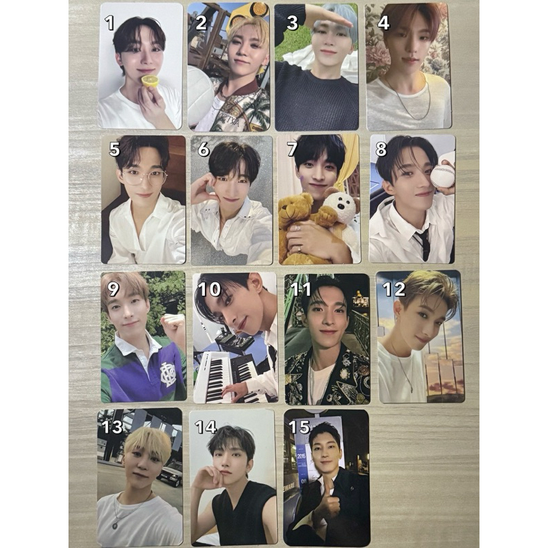 [CLEARANCE SELL] PC PHOTOCARD DOKYEOM DK JOSHUA WONWOO SEUNGKWAN