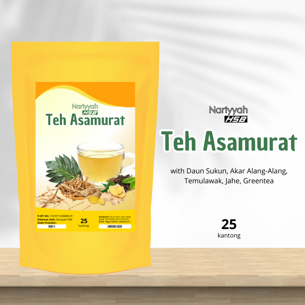 

Griya Nariyyah HSB - Teh Asamurat | Teh Herbal Original untuk Mencegah dan Mengatasi Asam Urat