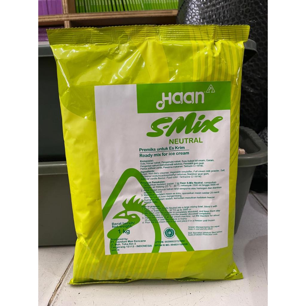 

ES KRIM HAAN SOFTMIX NETRAL/PLAIN KEMASAN 1kg