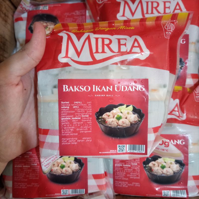 

Mirea Shrimp Ball Bakso Udang 200g