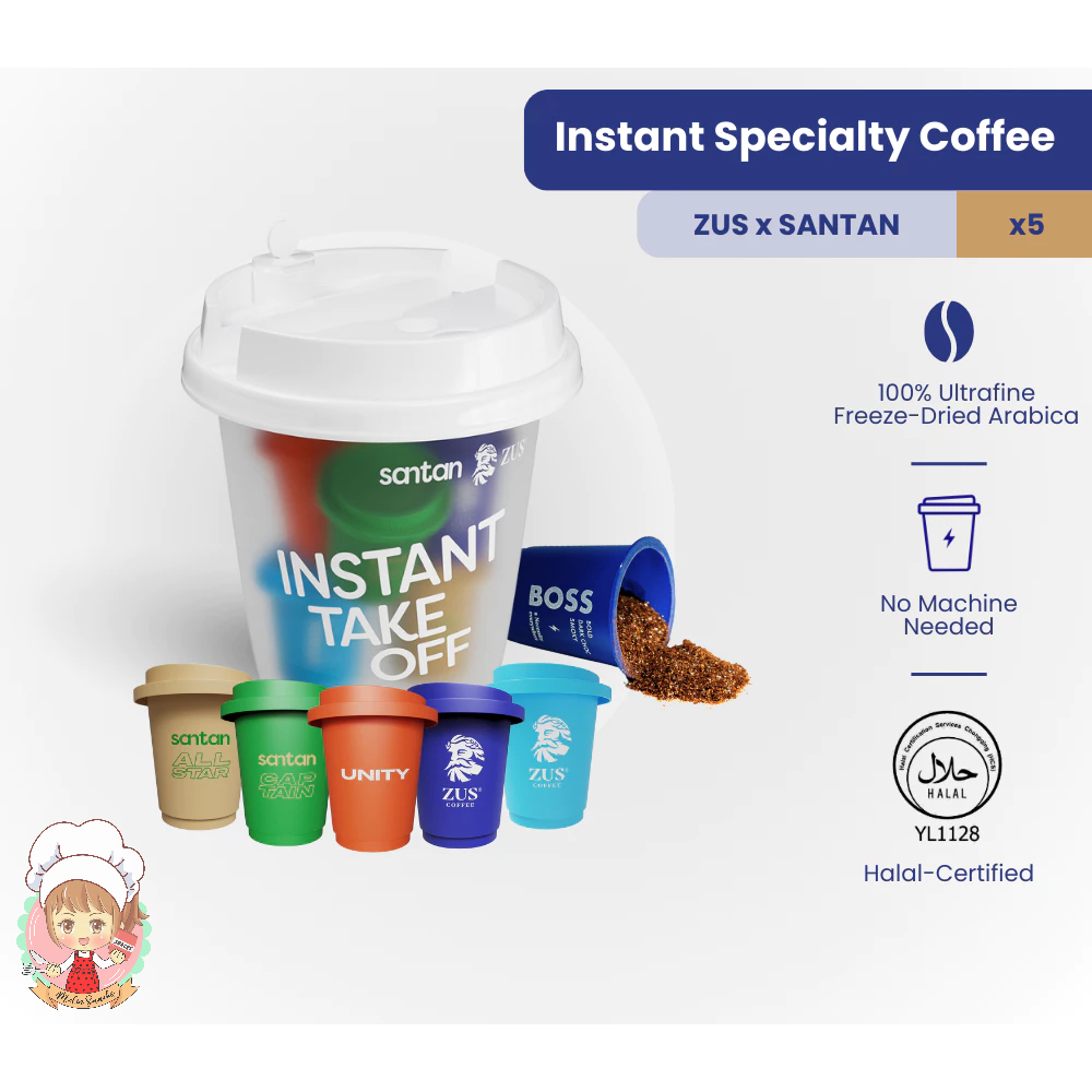 

ZUS Superfine FD Instant Coffee Capsule (Cup) - BOSS - 5’s