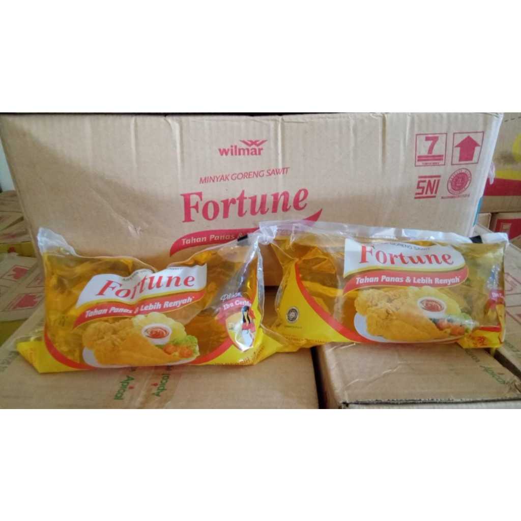 

Minyak Goreng Fortune Bantal 1 liter isi 12 pouch perdus