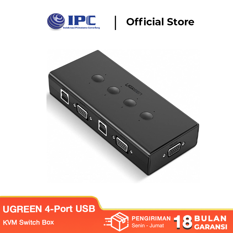 UGREEN 4-Port USB KVM Switch Box