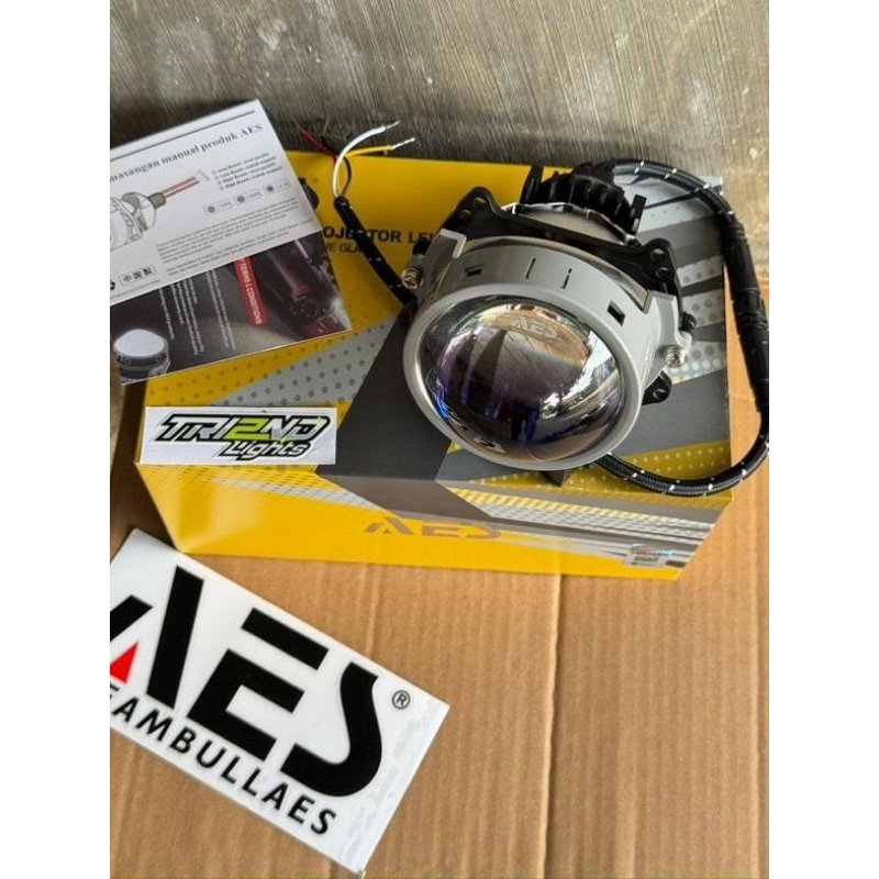 Biled AES Turbo Gen 2 3inc 55 Watt Cut Off FLAT Original AES BILED AES TURBO DUAH 3inc