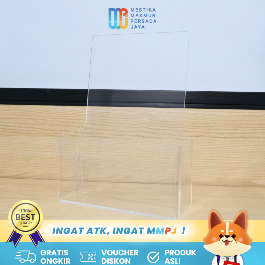 

Acrylic Brochure Holder A4 Tempat Brosur Akrilik 5839503