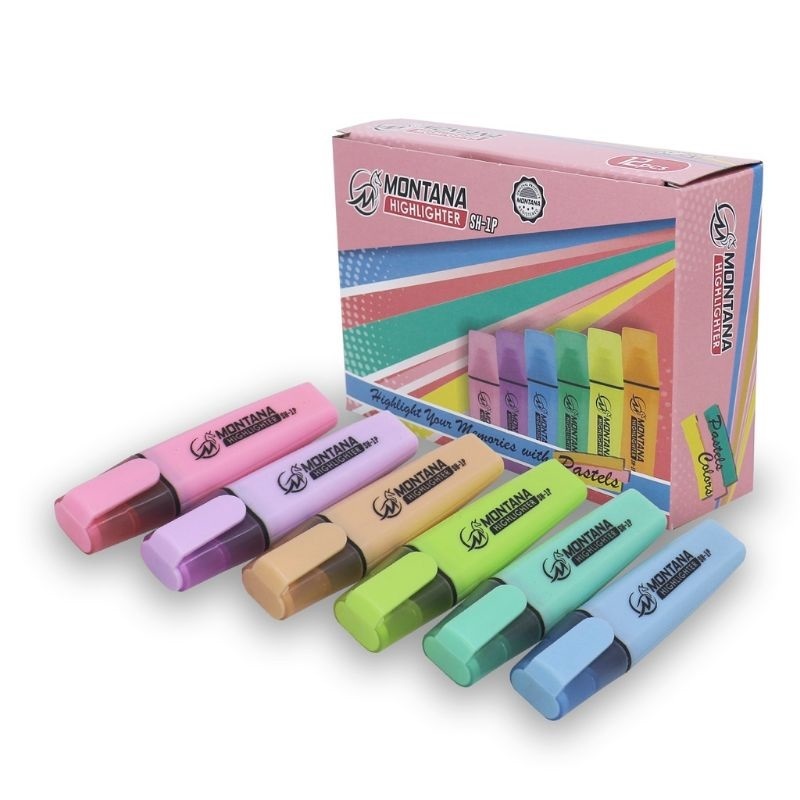 

STABILO MONTANA PASTEL SH-1 P 1 PACK ISI 12 PCS/ PENANDA WARNA