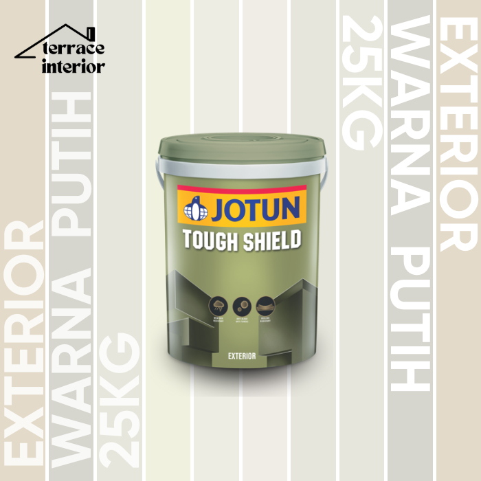 Cat Tembok Tough Shield Jotun warna Putih 25 kg