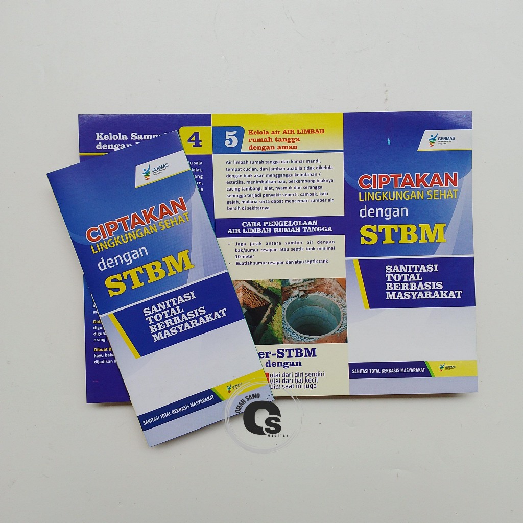 

Leaflet Lingkungan Sehat Dengan STBM - GERMAS - Brosur Kesehatan