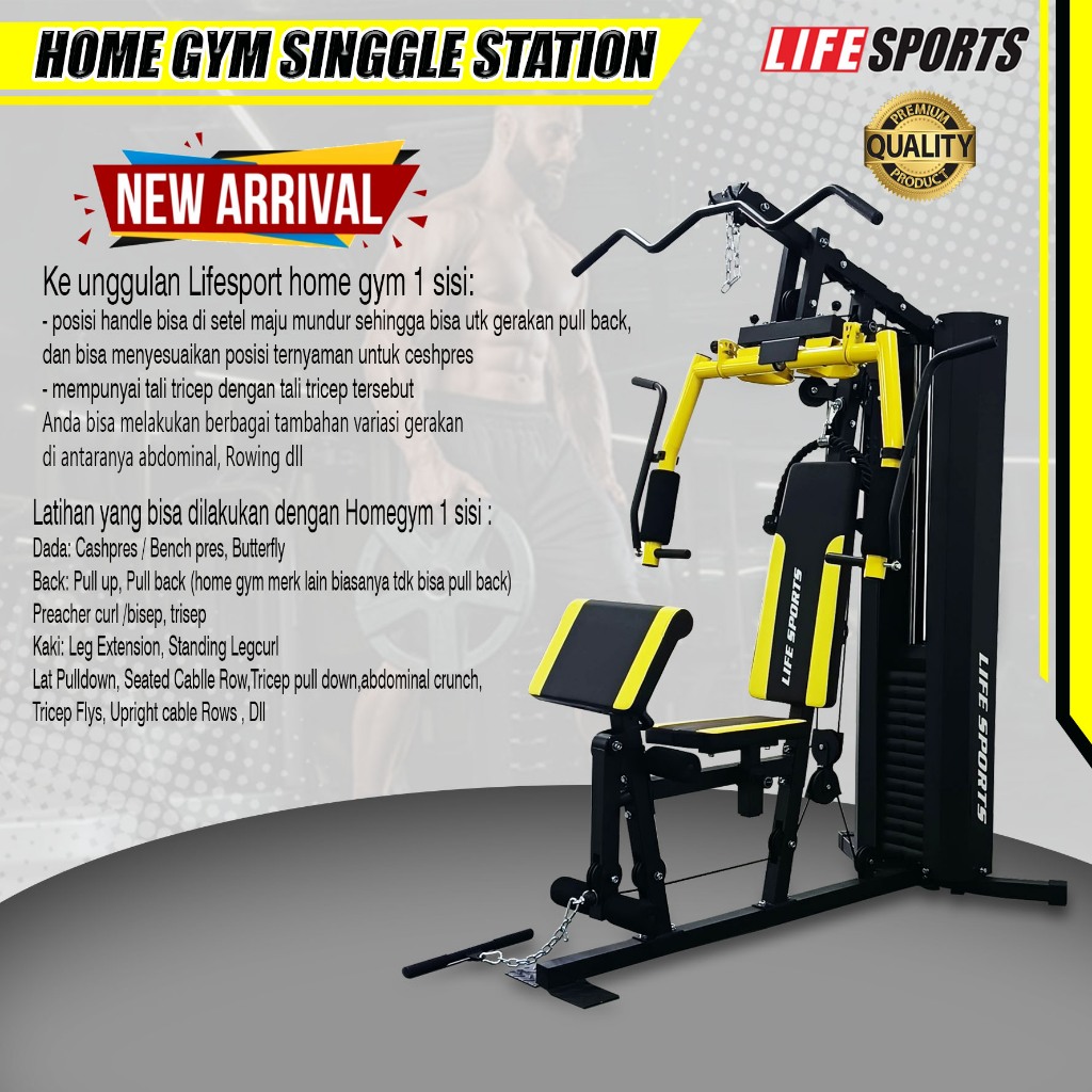 Home GYM 1 Sisi terbaru/Alat Fitness Multi fungsi