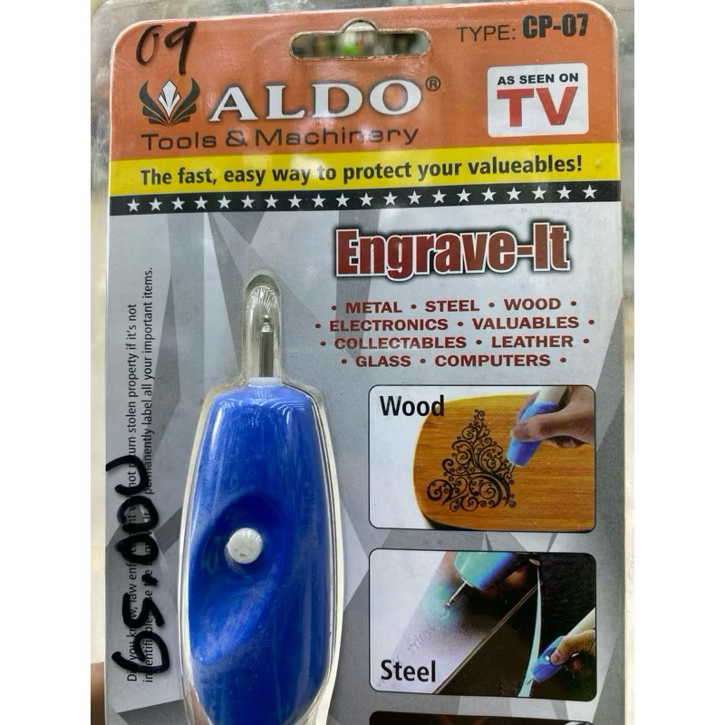

ALDO/ ENGRAVE-IT ALDO TYPE: CP-07