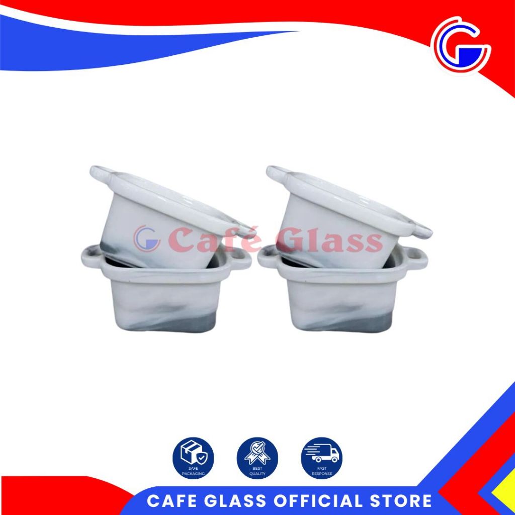 TEMPAT SAOS KERAMIK | MANGKOK SAUS | SAUCE DISH KERAMIK | TEMPAT BUMBU KOTAK