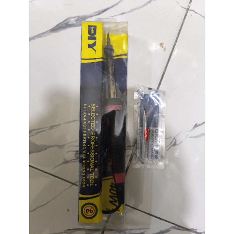 Solder  bekas masih bagus 40 watt dan 60 watt gratis mata solder