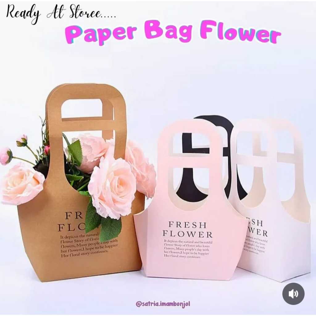 

PAPPER BAG BUNGA / FLOWER WRAPPING - KERANJANG KERTAS BUNGA / PAPPER BAG WRAPPING