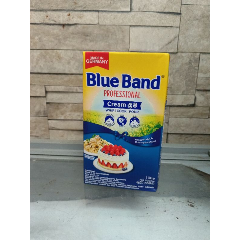

WHIP CREAM BLUE BAND BISA UNTUK COOKING 1Liter