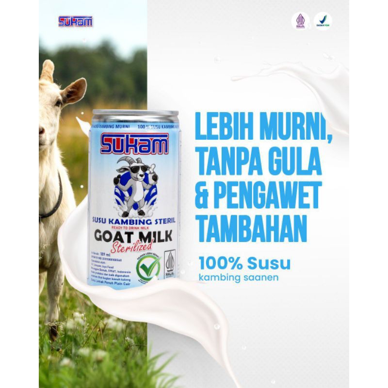 

Susu Kambing Cair Sukam 189ml