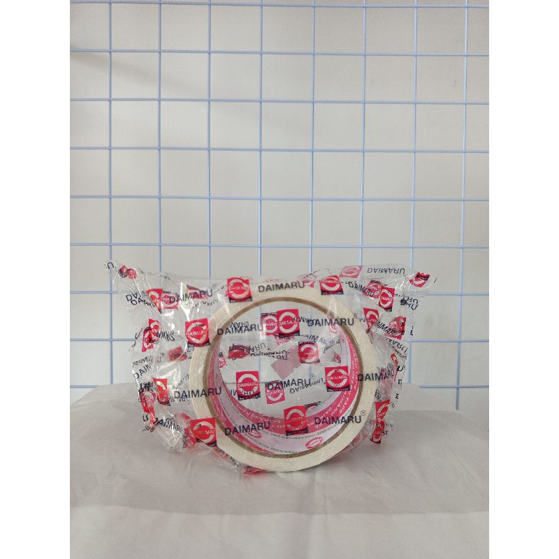 double tape putih besar
