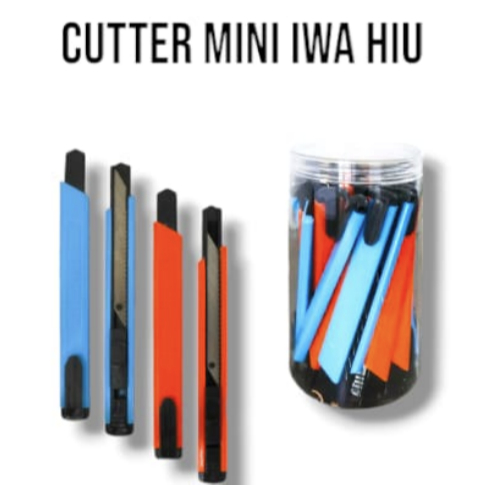 

Pisau Cutter Mini IWA HIU (1 TOPLES ISI 30 PCS)