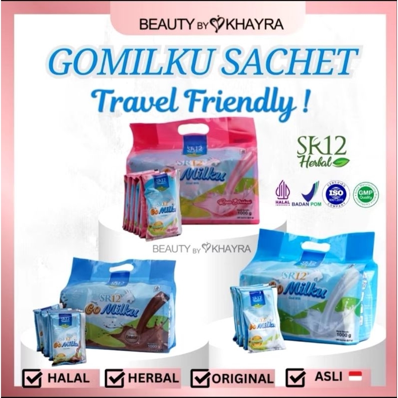

GoMilku sachet SR12 susu kambing etawa isi 40pcs