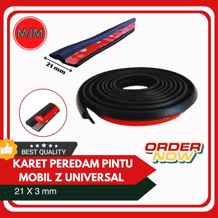 EPDM Seal Strips / Karet Peredam Pintu Mobil Model Z Universal Dengan 3M Adhesive