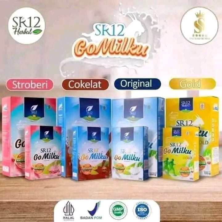 

SR 12 GO MILKU SUSU KAMBING ETAWA GO MILKU SUSU SR 12/SUSU ETAWA SR12/SUSU PENYEHAT BADAN 600G/SUSU MENAIKAN BERAT BADAN