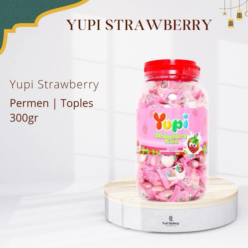 

(Ready) Permen Yupi Strawberry Kiss Jar