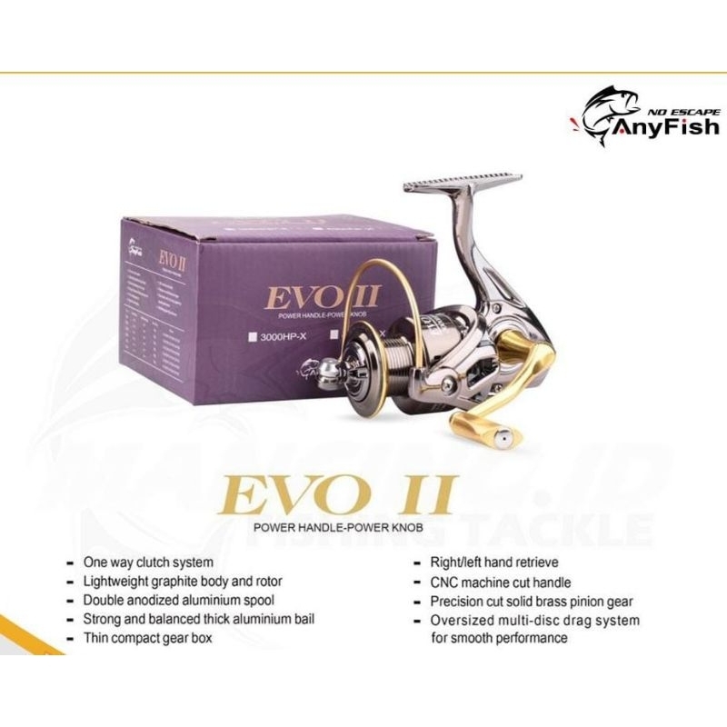 REEL PANCING ANYFISH EVO II HP-X 3000 / 4000 / 6000