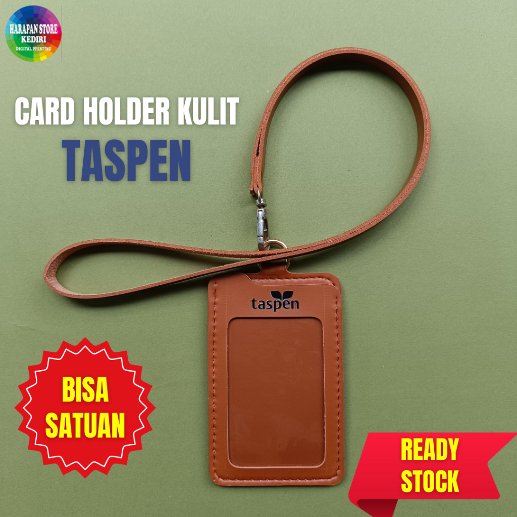 

[READY STOCK] CARD HOLDER KULIT / LEATHER "TASPEN