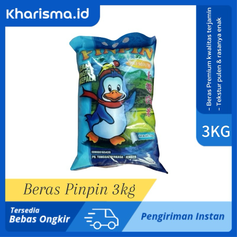 

Beras Pinpin 3kg Premium Original