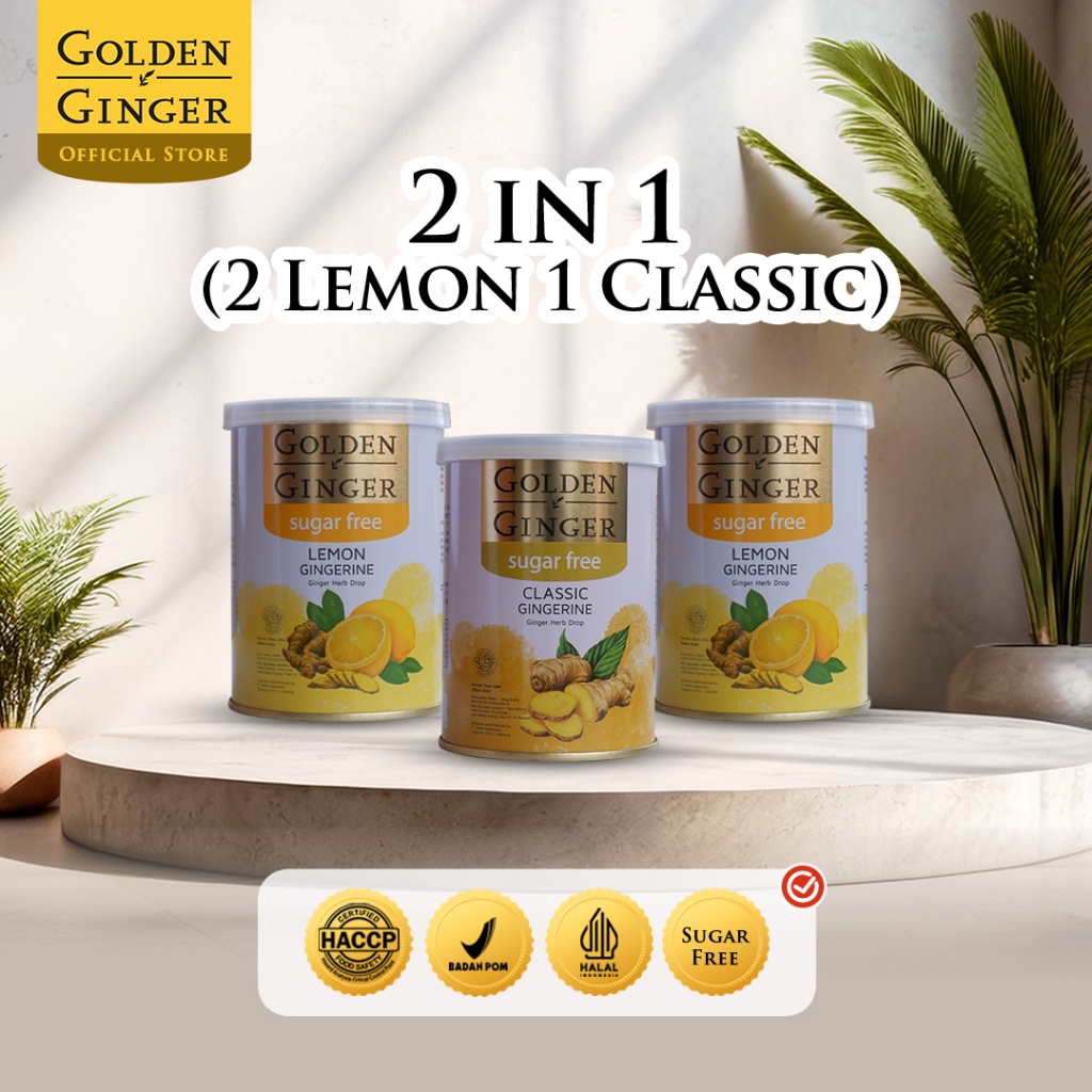 

2 in 1 Package (2 Golden Ginger Lemon CAN & 1 Golden Ginger Classic CAN)