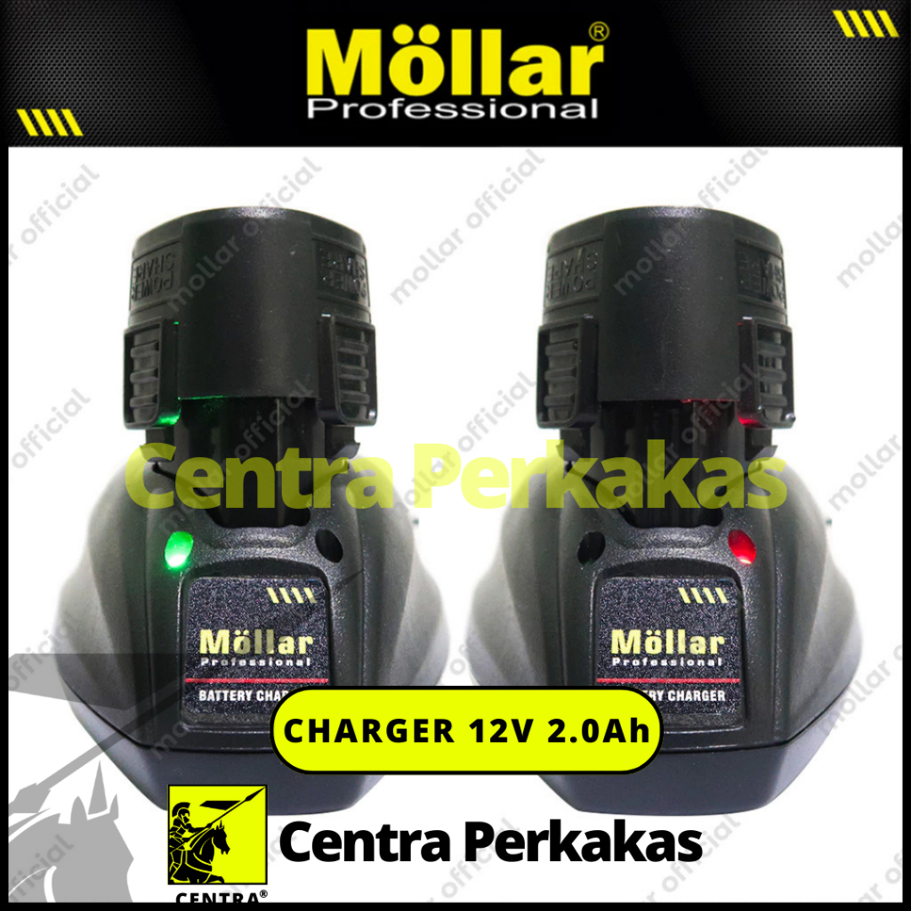 MOLLAR Charger Baterai 12V 2.0Ah
