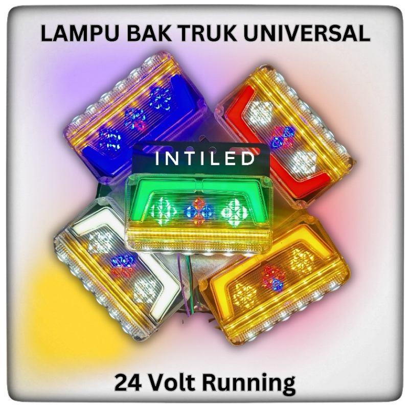 LBT12 - Lampu Bak Box Truk Led Model Baru Sein Running 24Volt