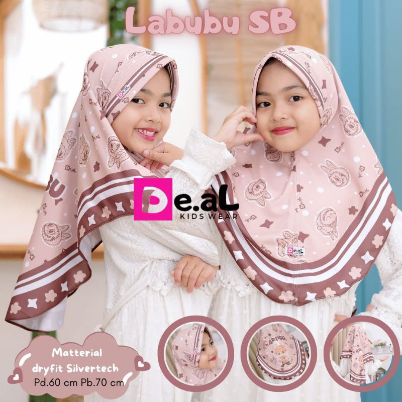 Hijab Anak/jilbab anak karakter/jilbab labubu/jilbab kuromi/hikab anak karakter terbaru/aqilla scarv