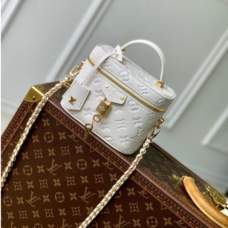 Louis Vuitton Vanity tas tangan kecil LV padlock cross body bag