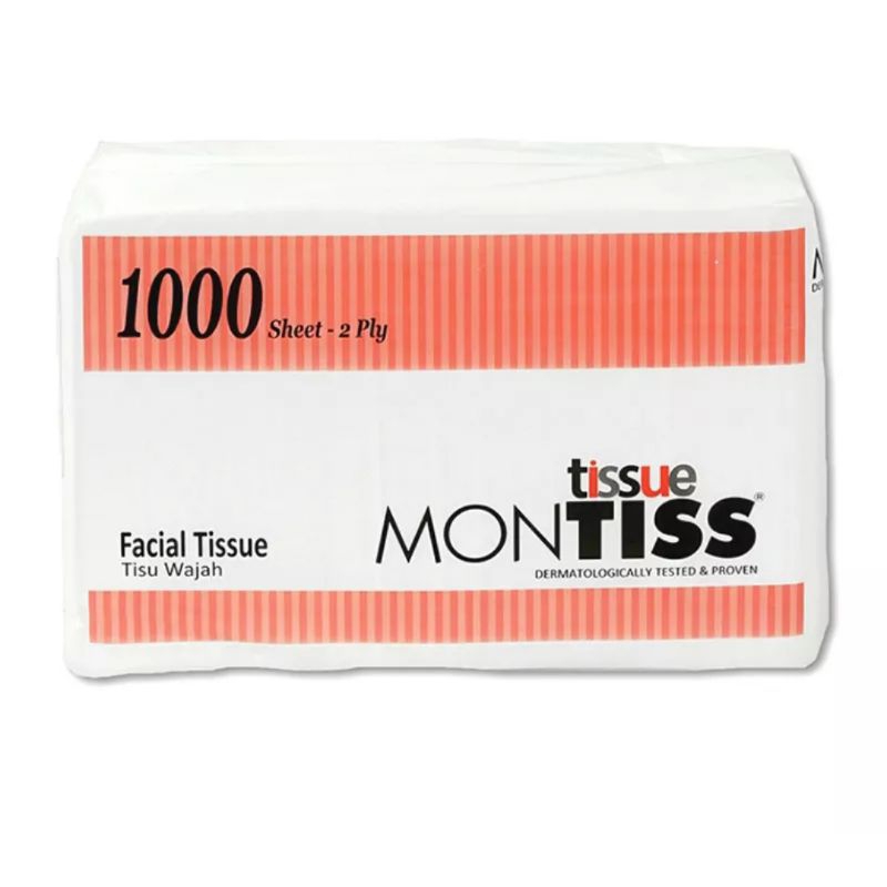 Tissue Montiss 1000 lembar/Tissue Montiss 1000/Tissue kiloan