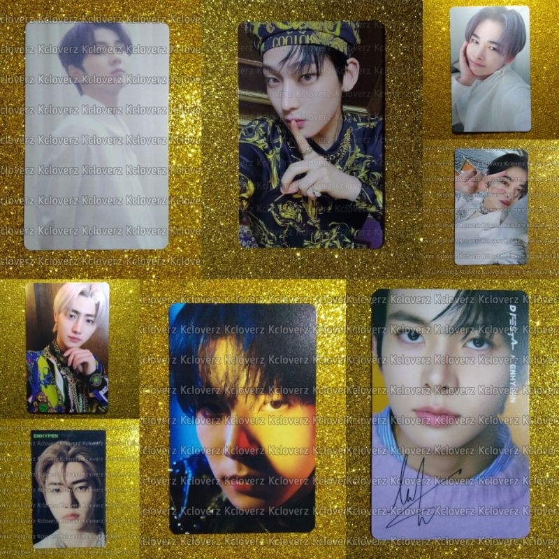 PC ENHYPEN JAPAN SENKOU,HAKANAI,SADAME OFFICIAL (photocard) dispatch D'festa sunghoon niki jungwon h