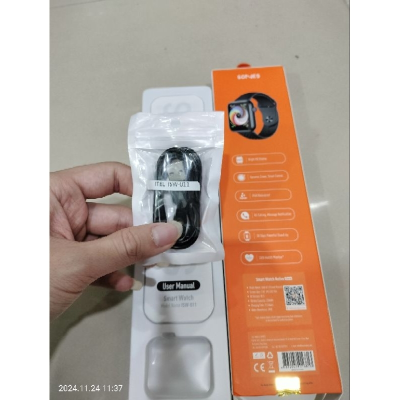 Itel ISW 011 Cable Itel ISW-011 Cable CHanger/ KABEL CHARGER JAM  Smartwatch Itel ISW-011 ISW-043  M