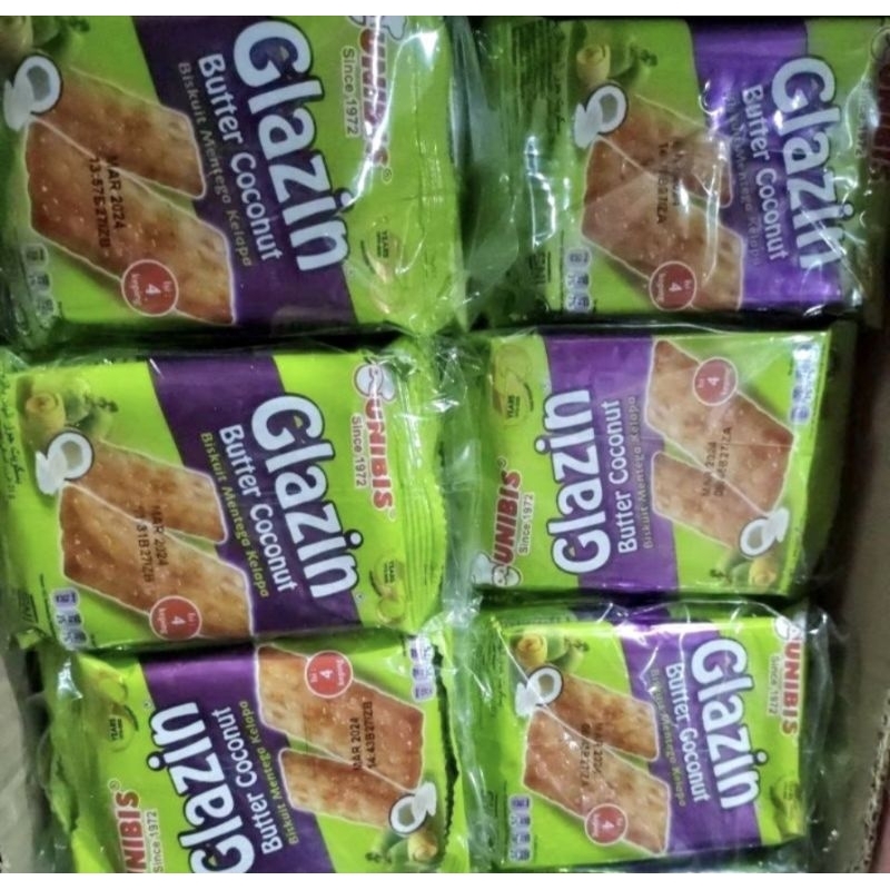 

GLAZIN UNIBIS RENTENG 1 PACK ISI 10 BUNGKUS/UNIBIS PREMIUM BUTTER COCONUT