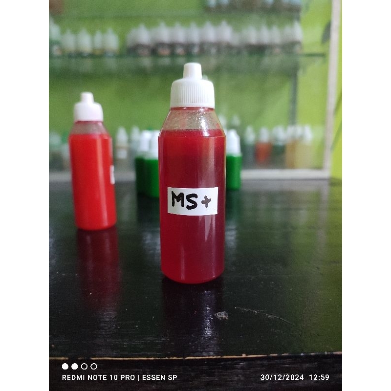 Essen ikan mas Galatama/glosor media Aci/cenil.Oplosan mangga sereh target babon