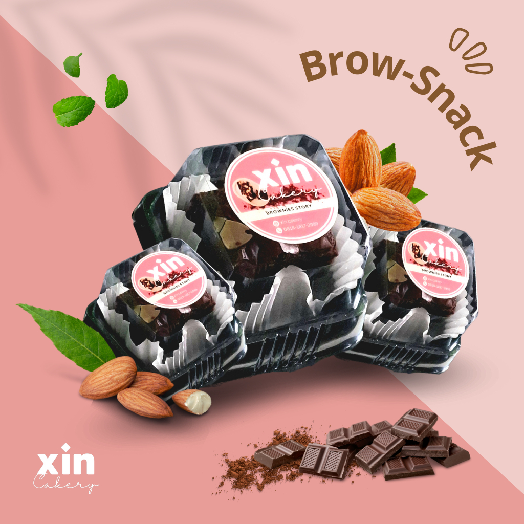 

BROWNIES SNACK BROW XIN CAKERY 30PACK ( HAMPERS, SOUVENIR, HANTARAN, GIFT, DLL )