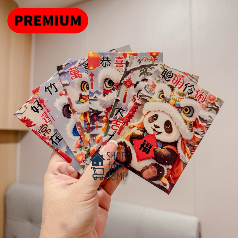 

6pcs Angpao Pendek Premium Imlek Lu ky Get Rich Angpao Imlek Sincia Angpau Imlek Gliter Imlek/Kertas Angpao/Amplop Merah/Red Envelope Kilap/Red Envelope Glitter HONG BAO AMPLOP MERAH ANGPAO LUCU ANGPAU LUCU HOLOGRAM