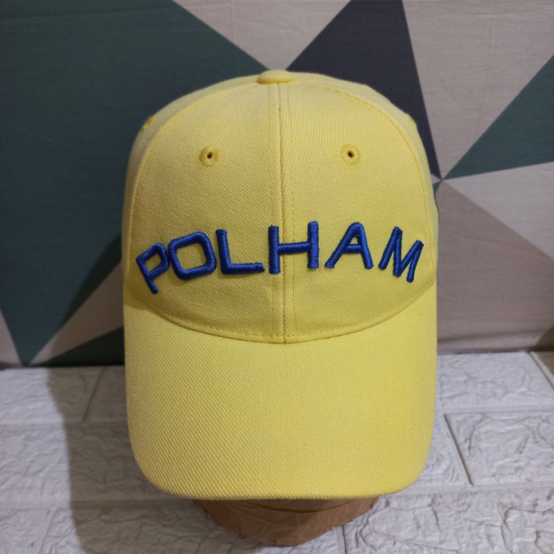 Topi Polham Original Second Kuning