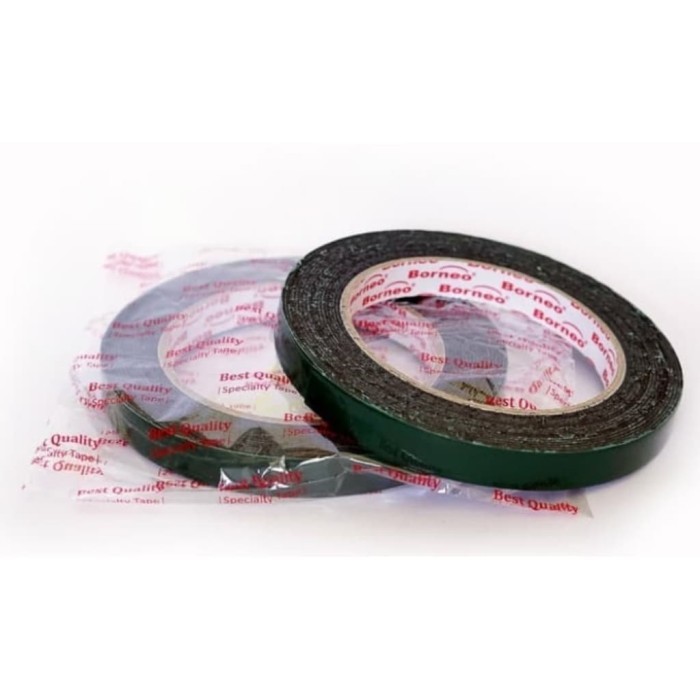 

Double Tape Foam 12MMx5M Borneo - Double Foam Tape Borneo 1/2 Inch
