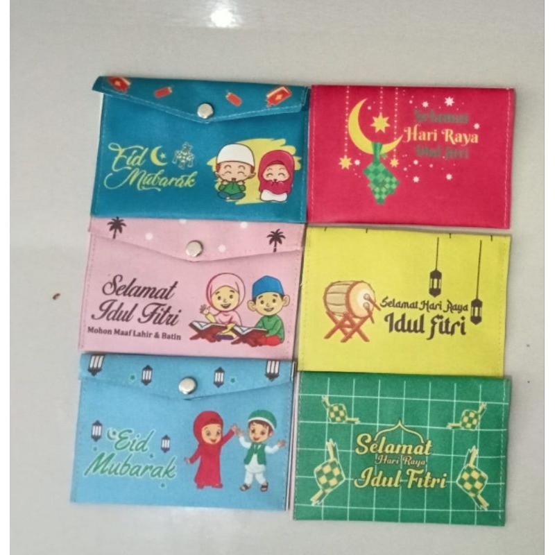 

(Isi 12pcs) Dompet Amplop Printing / Angpao Lebaran Idul Fitri Ukuran Sedang