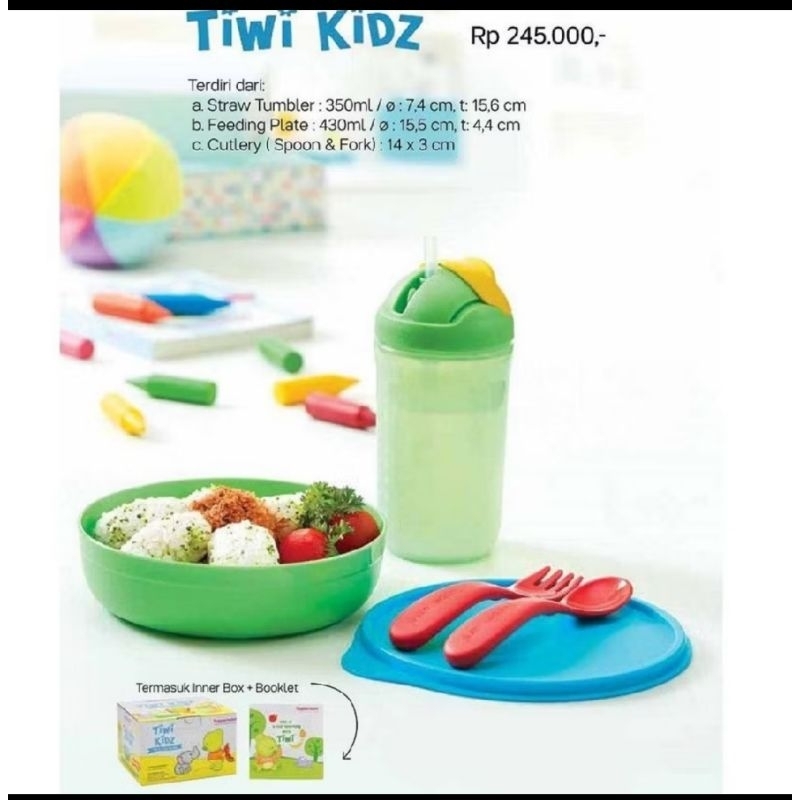 Tiwi Kids 1 set tupperware ori