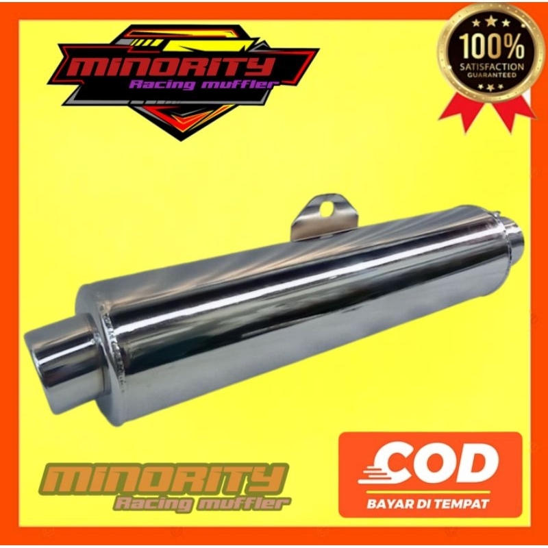 Knalpot Standar Satria Fu CKD silincer tabung dan adaptor Satria fu PNP untuk vixion New Vixion old 