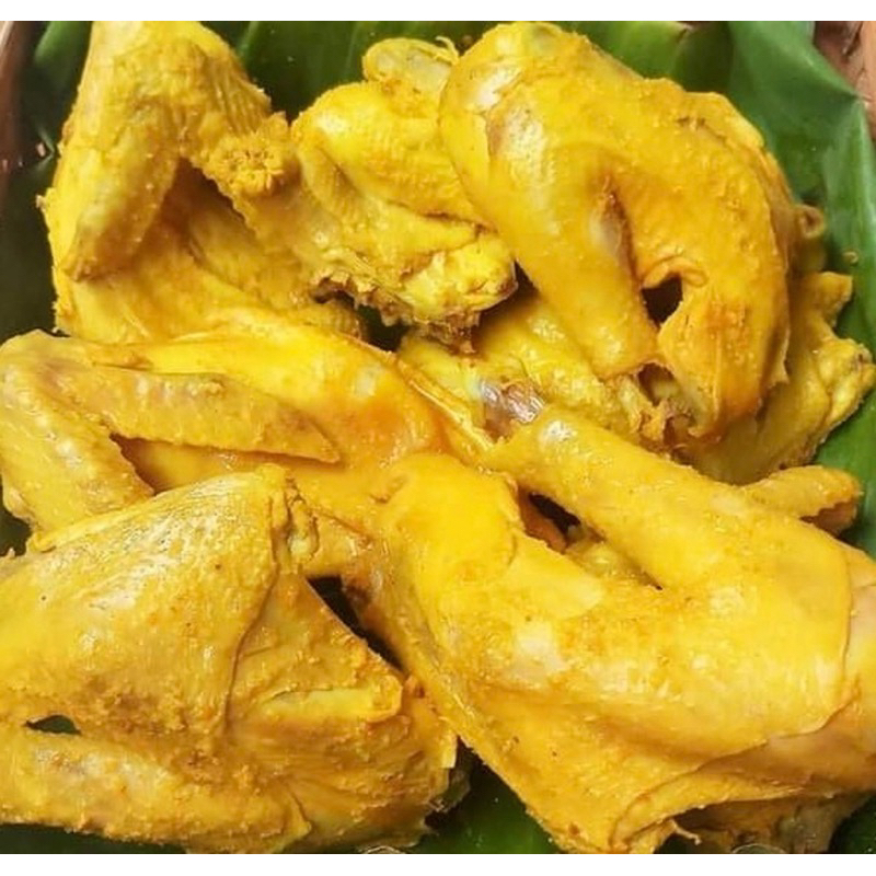 

ayam pejantan bumbu kuning siap goreng